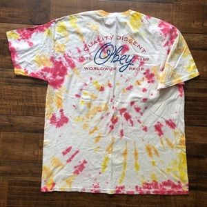 Obey Quality Dissent custom Tie Dyed Tee